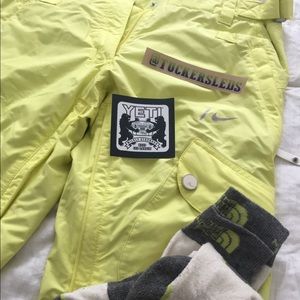 Nike Neon Snowboarding/Ski Pants